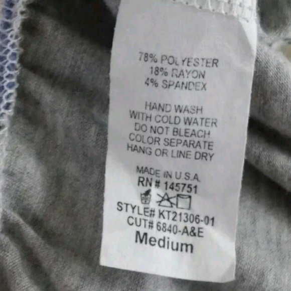 Peach Love California Tunic Top Ruffle Hem Size M - Picture 5 of 6